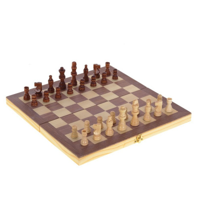 Игра настольная 3 в 1 (шахматы, шашки, нарды), L34,5 W17,5 H4,5 см
