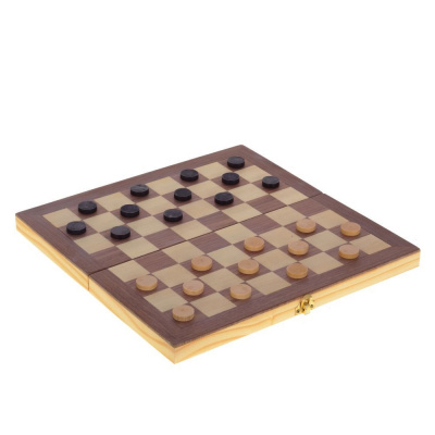 Игра настольная 3 в 1 (шахматы, шашки, нарды), L34,5 W17,5 H4,5 см