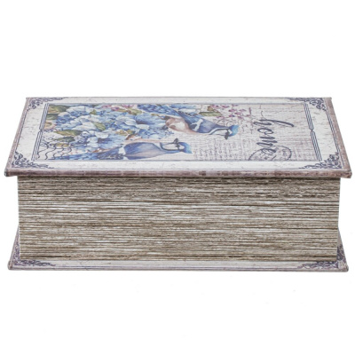 Шкатулка-книга с кодовым замком, L16 W7 H22 см