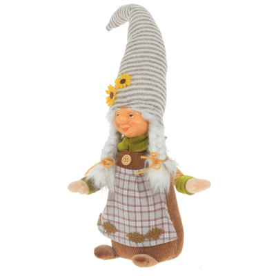 Игрушка набивная "Гном", L20 W13 H55 см, 2в.