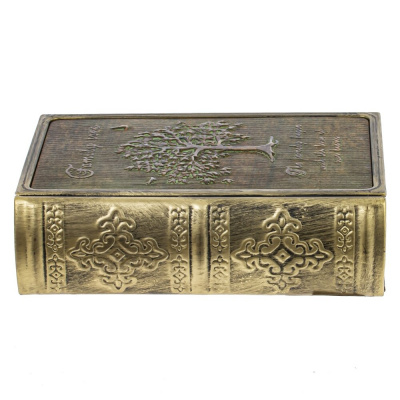 Шкатулка-книга, L12 W5 H17 см