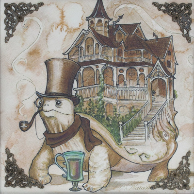 Ключница, L27 W2,5 H29 см