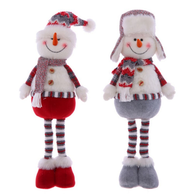 Игрушка набивная "Снеговик", L23 W13 H70 см, 2в.