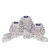 Подсвечник "Шишки", L22 W12,5 H11 см