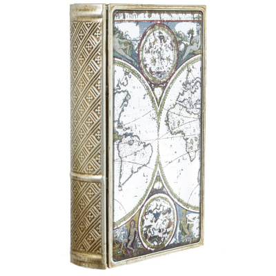 Шкатулка-книга с зеркальным элементом, L16 W5 H26 см