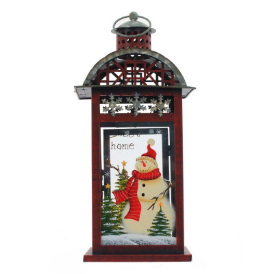 Подсвечник "Фонарик", L19 W19 H44,5 см