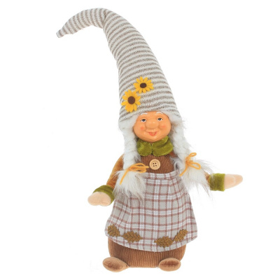 Игрушка набивная "Гном", L20 W13 H55 см, 2в.