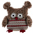 Игрушка набивная "Сова", L20 W13 H21 см