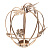 Подсвечник, L19 W21,5 H22 см